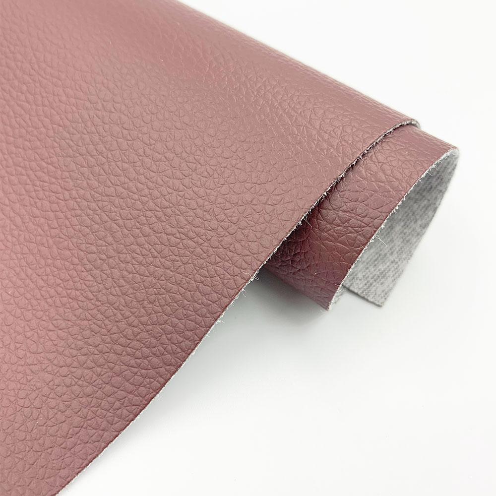 Litchi Faux PU Leathere Fabric Sewing Clothing Bow Bag Sofa Car DIY Earring Making Craft Material Waterproof 50*60cm Big Size