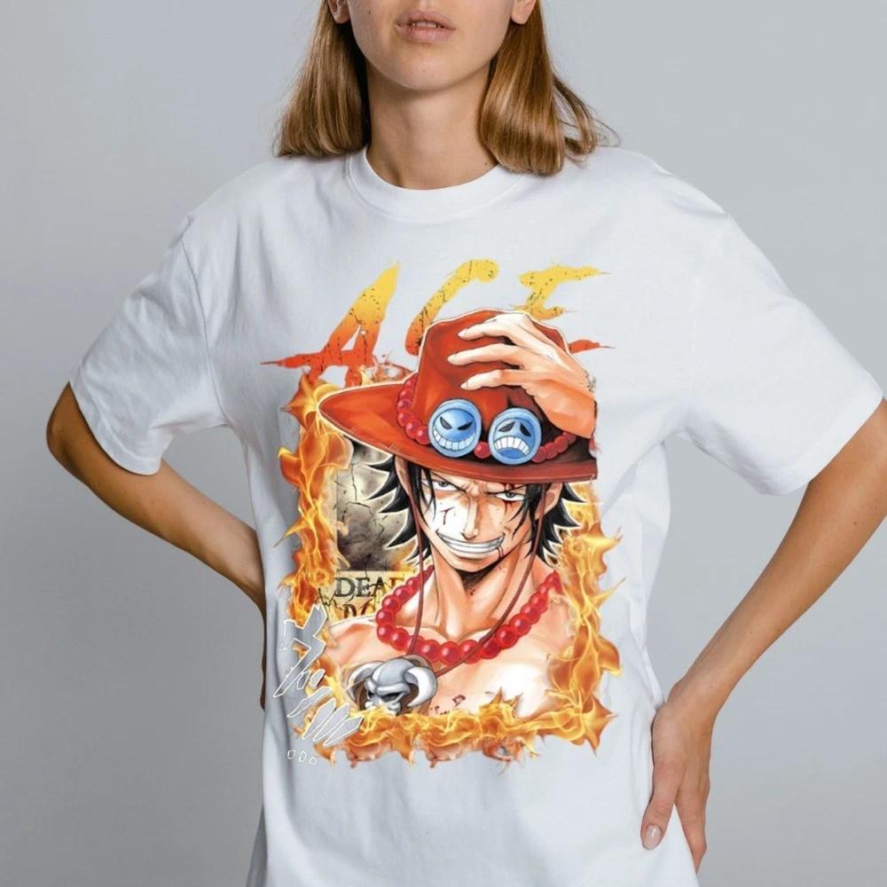 Ace Anime Fire Fist Graphic Tee Luffy Brother Unisex T-Shirt Unisex T-Shirt XXXXL