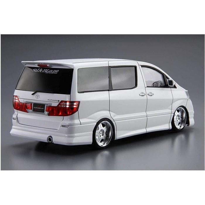 Aoshima Tuned Car No.7 1/24 Silk Blaze Alphard '05 (Toyota) Plastic Model
