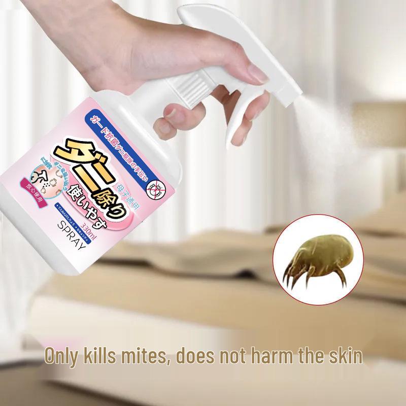 Japanese No-Wash Anti-Mite Bedding Spray: Eliminate, Repel, and Kill Mites