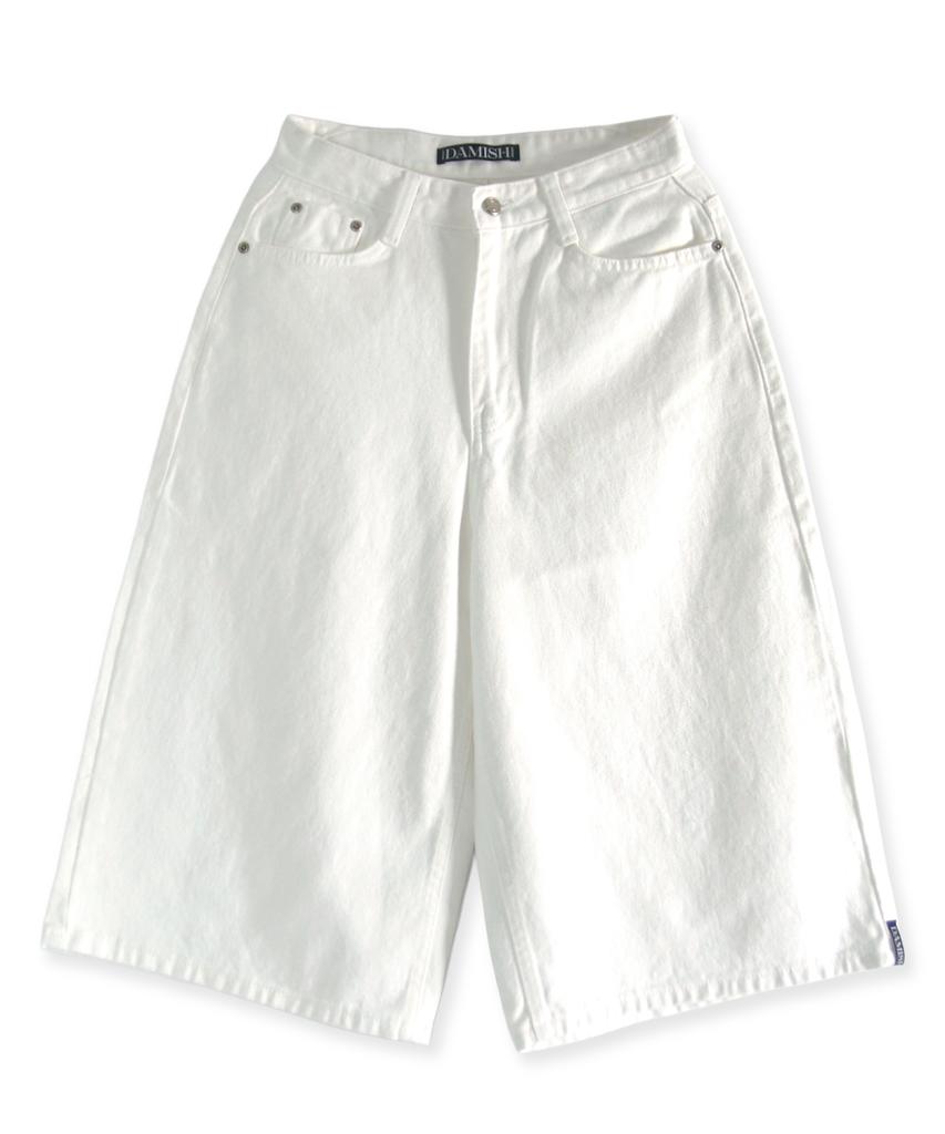 Damiswi Back Pocket D-Logo Bermuda Shorts_Ivory
