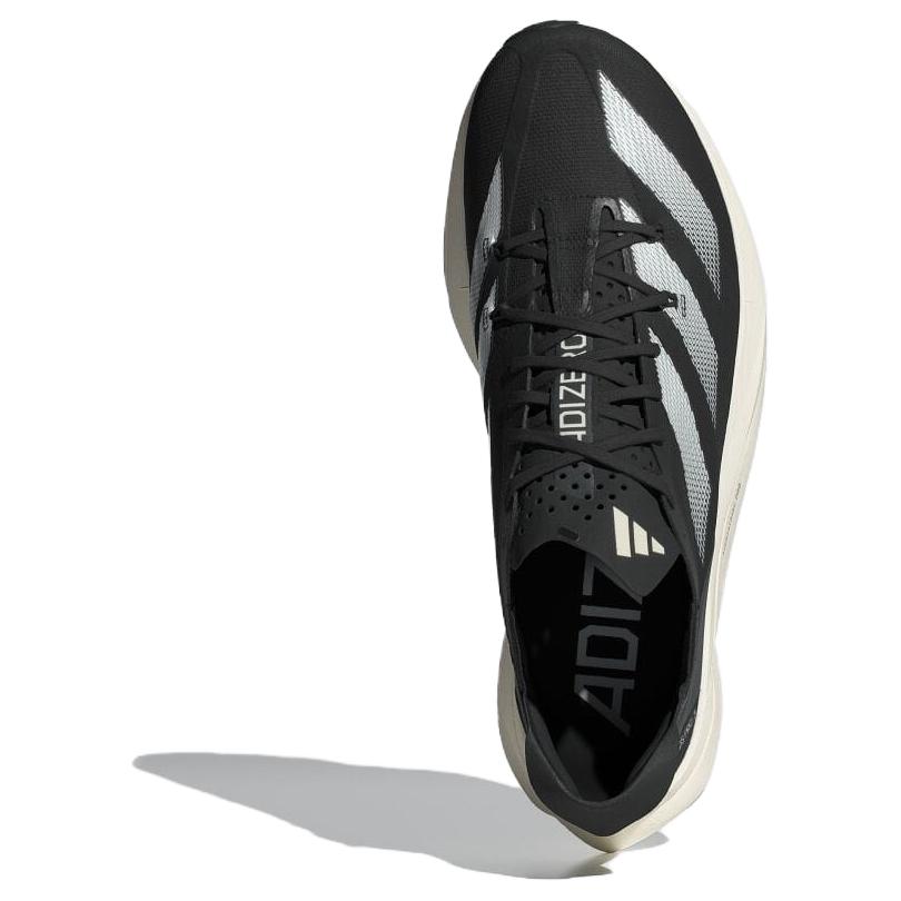 Adidas Adizero Adios Pro 3 Comfortable Lightweight Slip-Resistant Durable Low-Top Marathon Running Shoes Men Running Shoes Black Silver ID3701