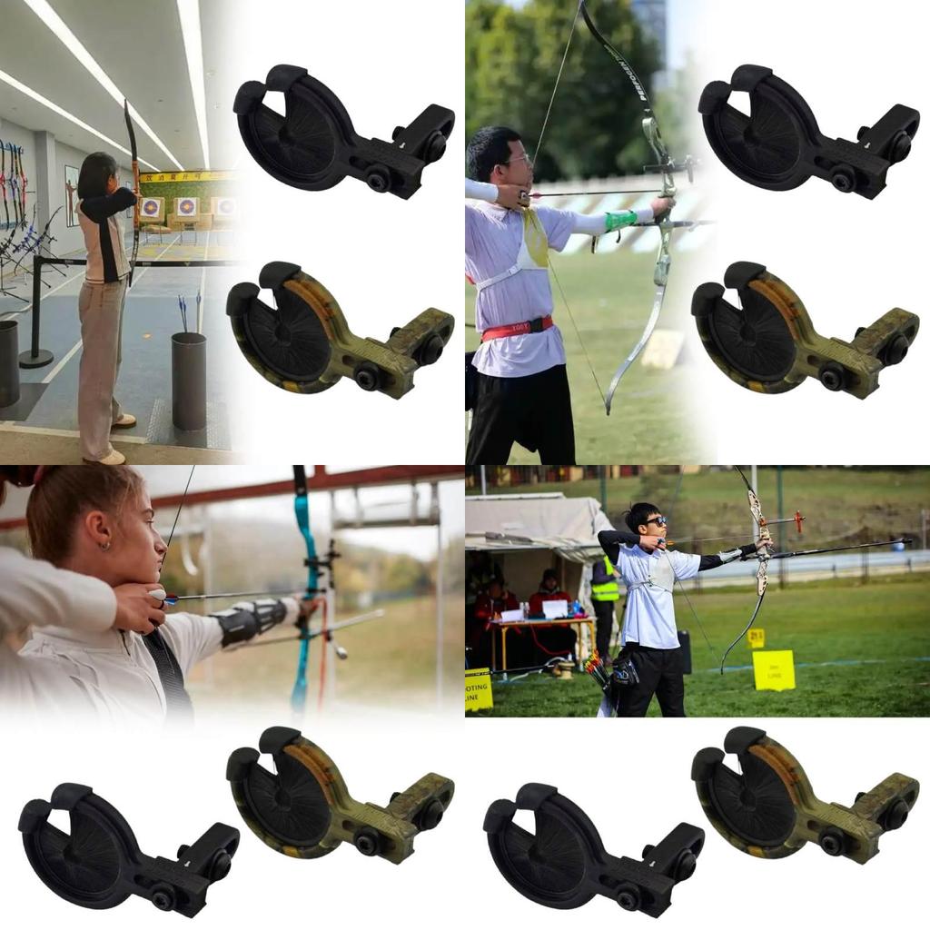 Traditional Bow Arrow Rest With Alloy And Brush Material For Archery Practice And Hunting