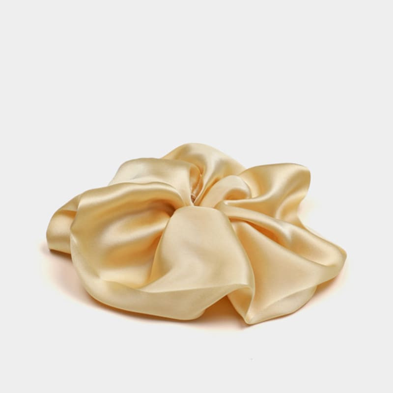 AVVINA PELLE Scrunchie de Mătase (L) - Unt