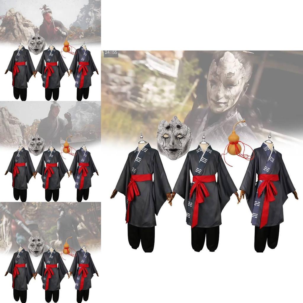 Stunning Black Myth Wukong Cosplay Costume Elegant Ancient Style Robe For All Sizes