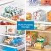 Transparent Transparent Storage Tray Water Bottle Organizer  for Refrigerator or Pantry
