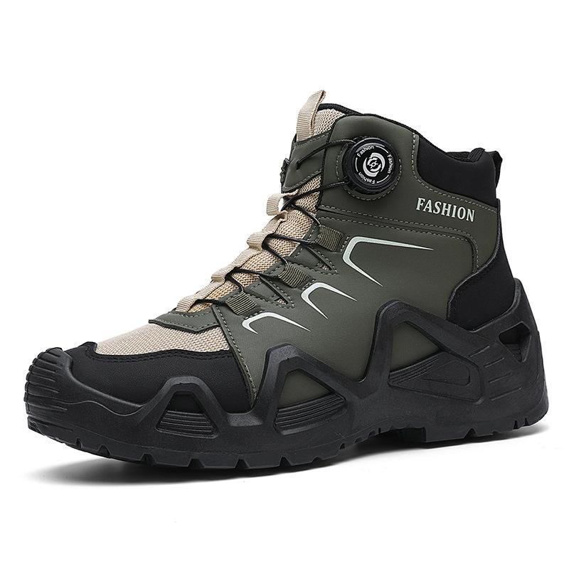 Autumn New Outdoor High-top Thick-soled Non-slip Shoes Wear-resistant Outdoor Mountaineering Sports Shoes