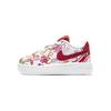 Air Force 1 Low Top Skateboard Shoes White Red Infant And Toddler CU2986-961