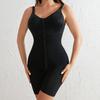 European and American Women Shapewear with Built-in Bra One Piece Lingerie with Zipper Crotch Slimming Tummy Control Butt Lifting Bodysuit