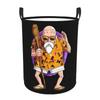 Custom Masters Roshis Cartoon Laundry Basket Foldable Anime Toy Clothes Hamper Storage Bin for Kids Nursery