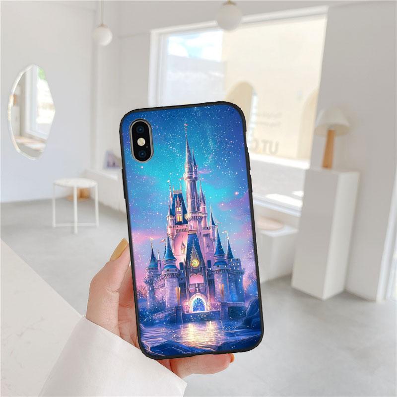 

CJ35 Disney Castle World Soft Shell Phone Case for Samsung Galaxy S20 S21 S22 Ultra FE + Plus A21S A22 A24 A25 A26 A30 A30S A31 Galaxy S20 Ultra