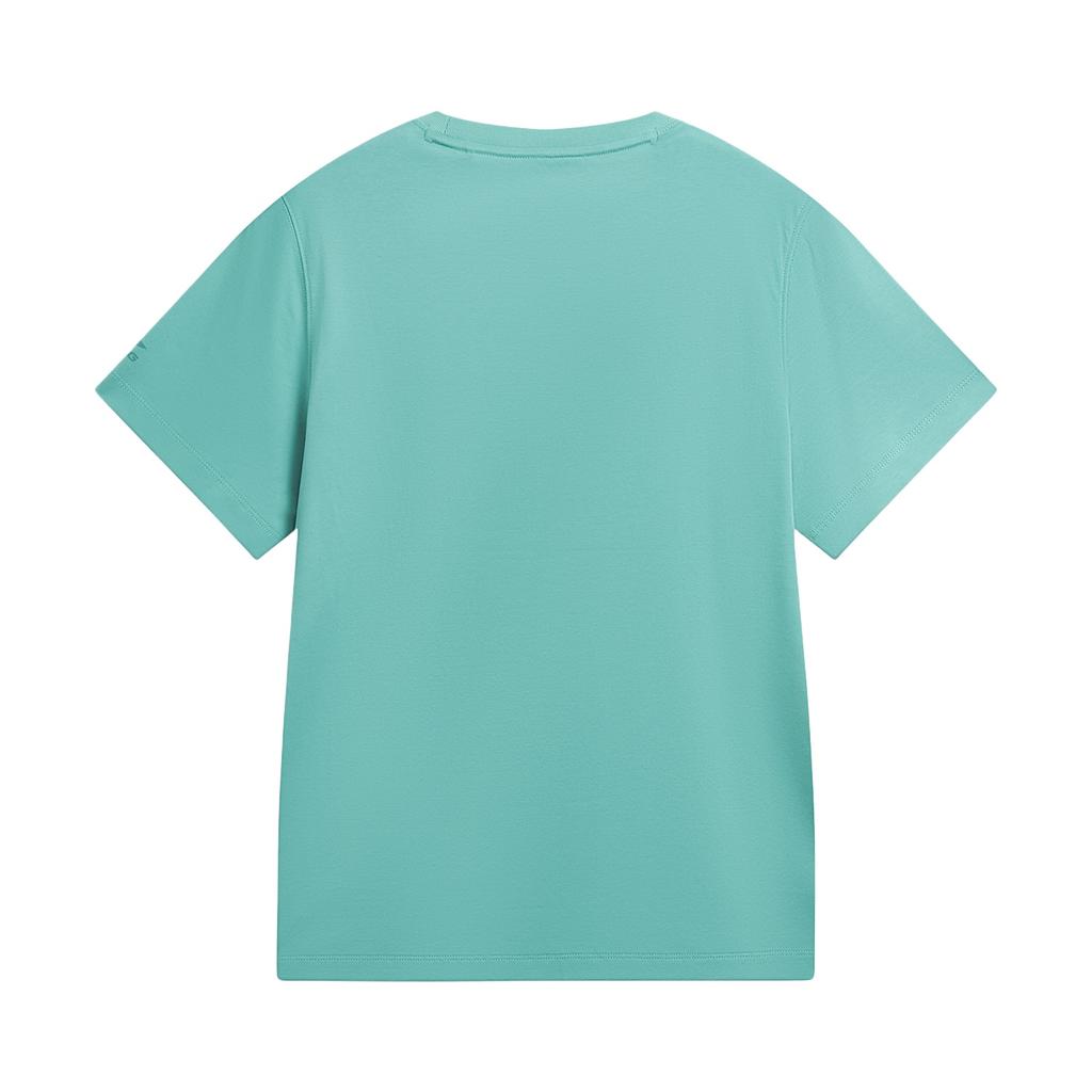 Li-Ning Round Neck Letter Print Logo T-Shirt Women tops ATSW276-9