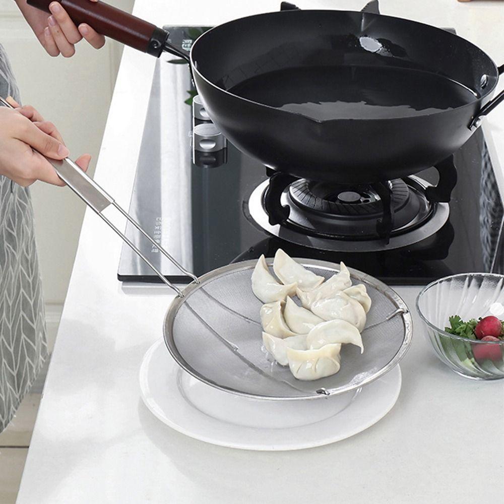 Soybean Milk Snack French Fries Fine Mesh Strainer Stainless Steel Flour Sieve  Kitchen Tools