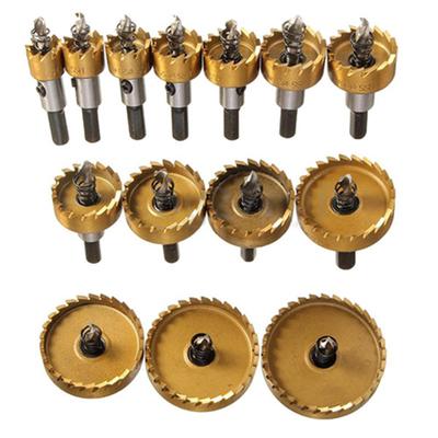 16-60mm HSS Punta da trapano Sega a tazza Set di utensili in acciaio per metallo Lega di legno di metallo