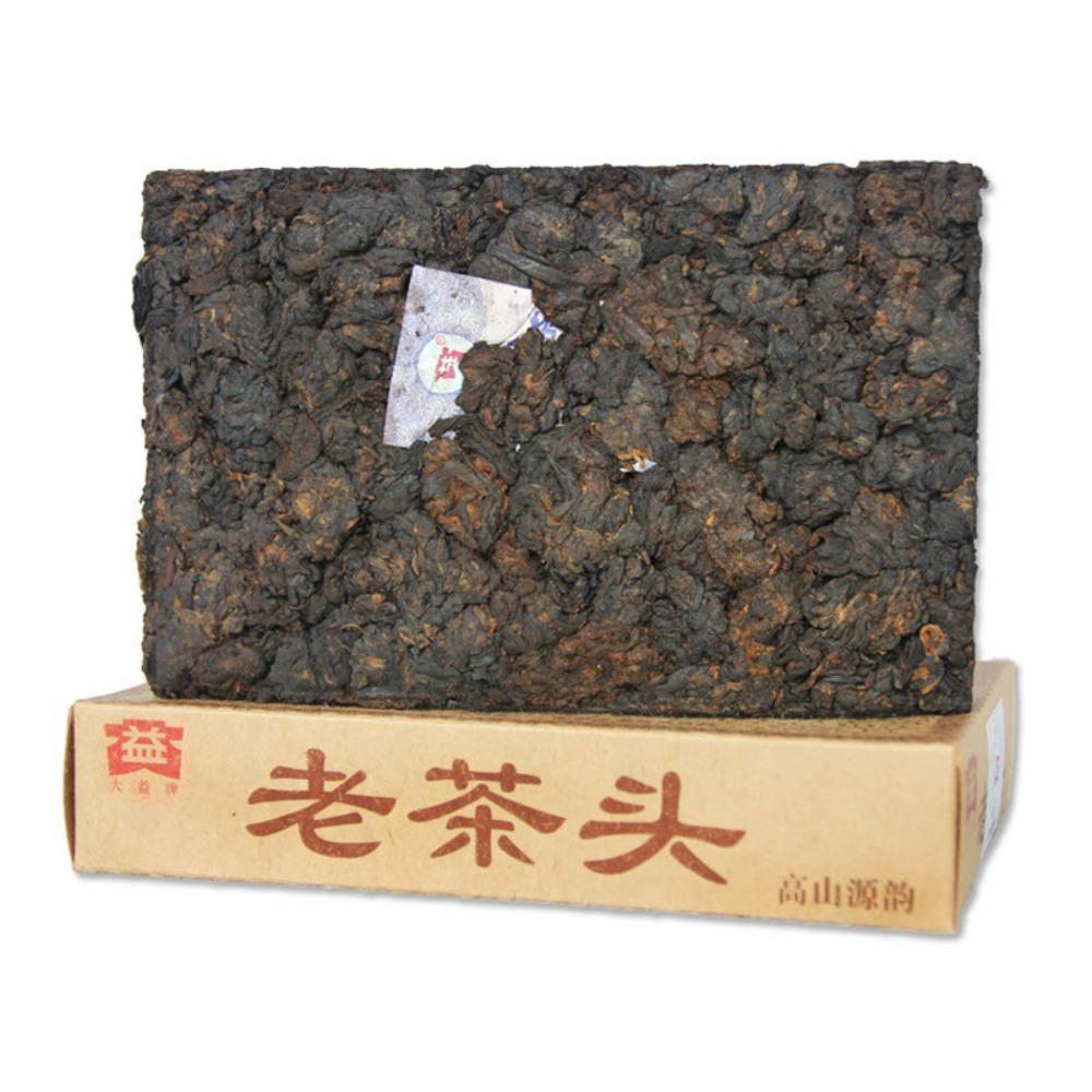 Ripe Puer Tea Menghai Aged Lao Cha Tou 250g