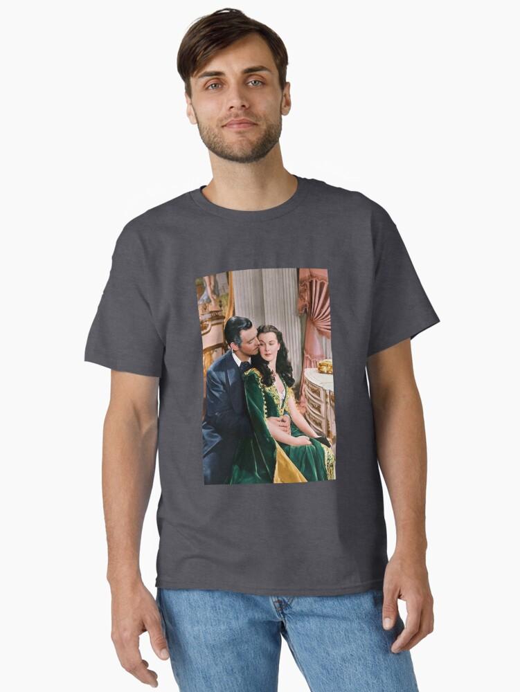 Gone with the Wind Retro Making Out With You Scarlett O'Hara Proverbs Classic T-Shirt