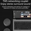Creative 360° Hifi Stereo Metal Wireless Subwoofer Wireless Bluetooth Speaker Mini Speakers Portable Music Player Outdoor Home