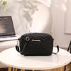 Trend small bag New fashion wave embroidered women's bag Casual small square bag One shoulder messenger bag Mobile phone bag