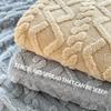 Coral Velvet Bedsheet Bedspread Milk Velvet Mattress Protective Cover Winter Plush Insulation Bedspread Single Queen King Size