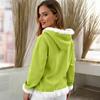 Women's Casual Fashion Print Long Sleeve Hooded Sweatshirt Top