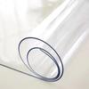 Clear PVC Heat-Resistant Table Mat, Anti-Scald, Soft Glass Tablecloth, Waterproof, Oilproof Protective Mat