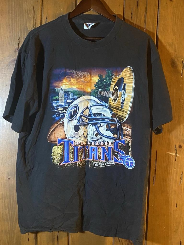 VTG 90s Tennessee Titans Nashville T-Shirt XL CSA Tag Home Field Advantage NFL