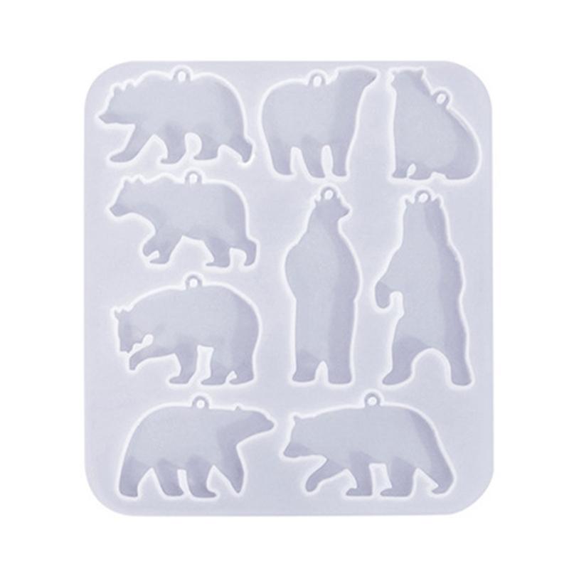 Ear Rings Epoxy Mould Eye Catching Animal Earrings Mold Customized Ear Pendant Silicone Molds for Craft Enthusiasts