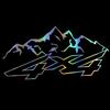Three Ratels Car Sticker NSWE Compass Funny Car Decal Reflective 3D Stickers On Car Warning Sign Vinyl Car Styling Accessories