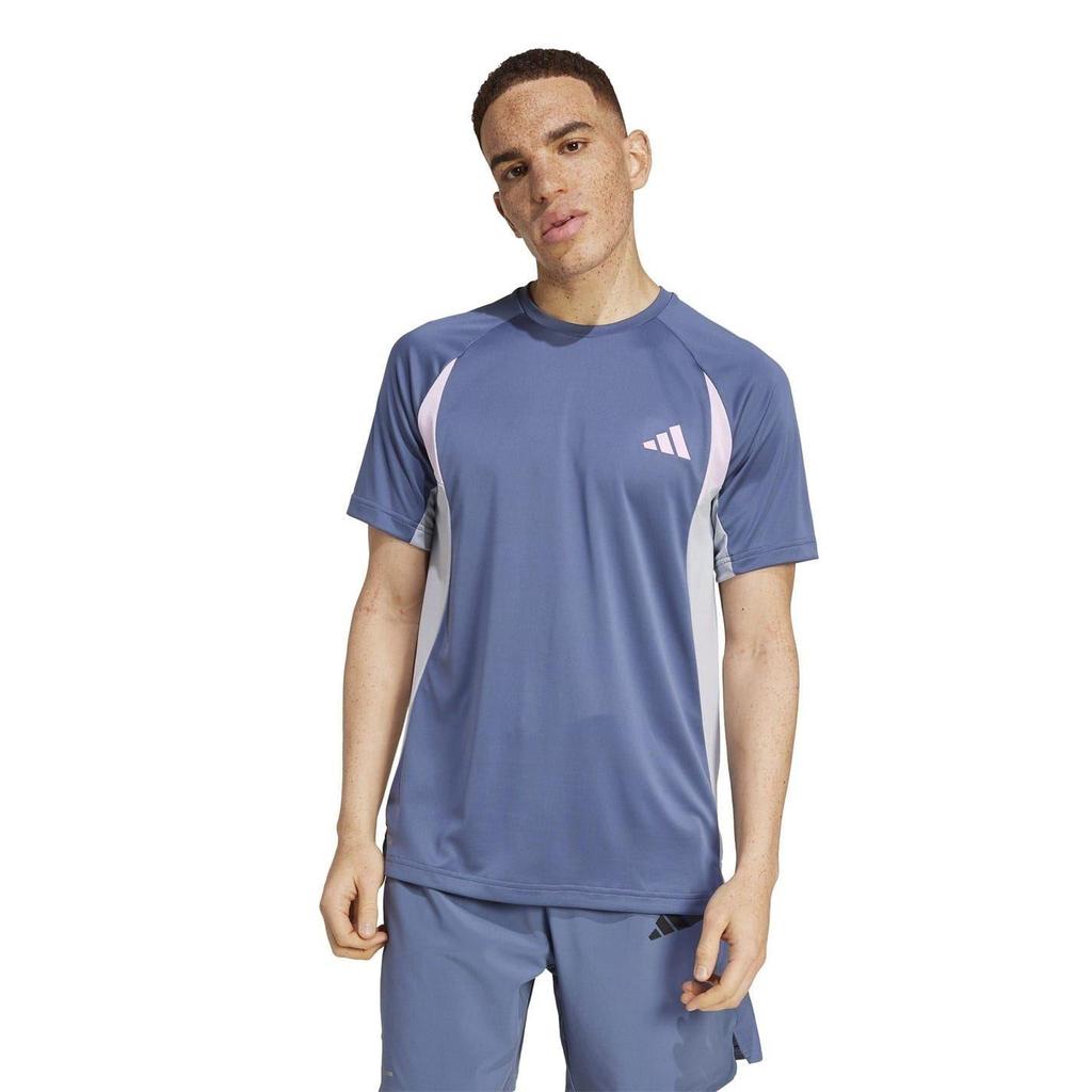 adidas Mens Colour Block Climacool T-Shirt