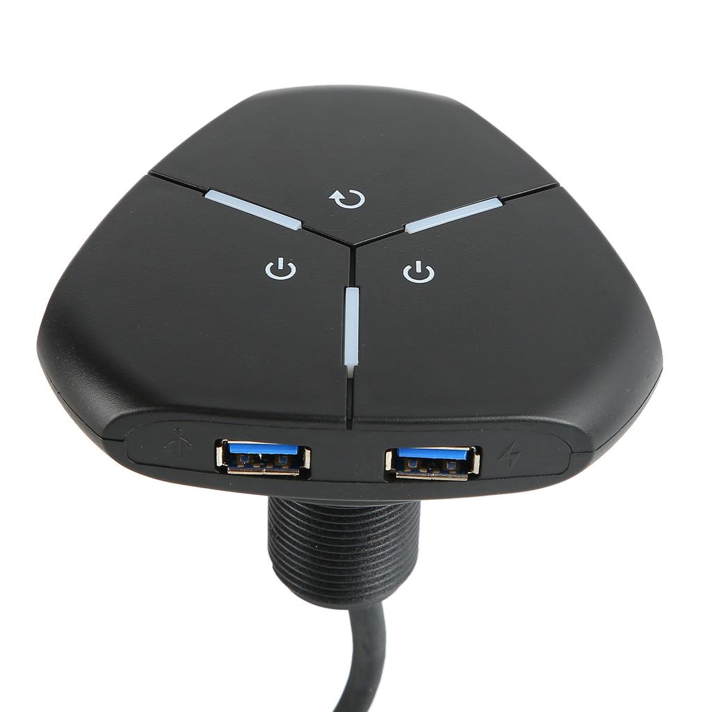 PC Power Button Dual Power Switch Sturdy Highly Durable ABS Desktop Computer Switch for Desktop Computer