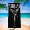 Band Hot N-Nirvana Microfiber Printed Beach Towel Mountain Climbing Yoga Beach Swimming Running Absorbent Soft Towel