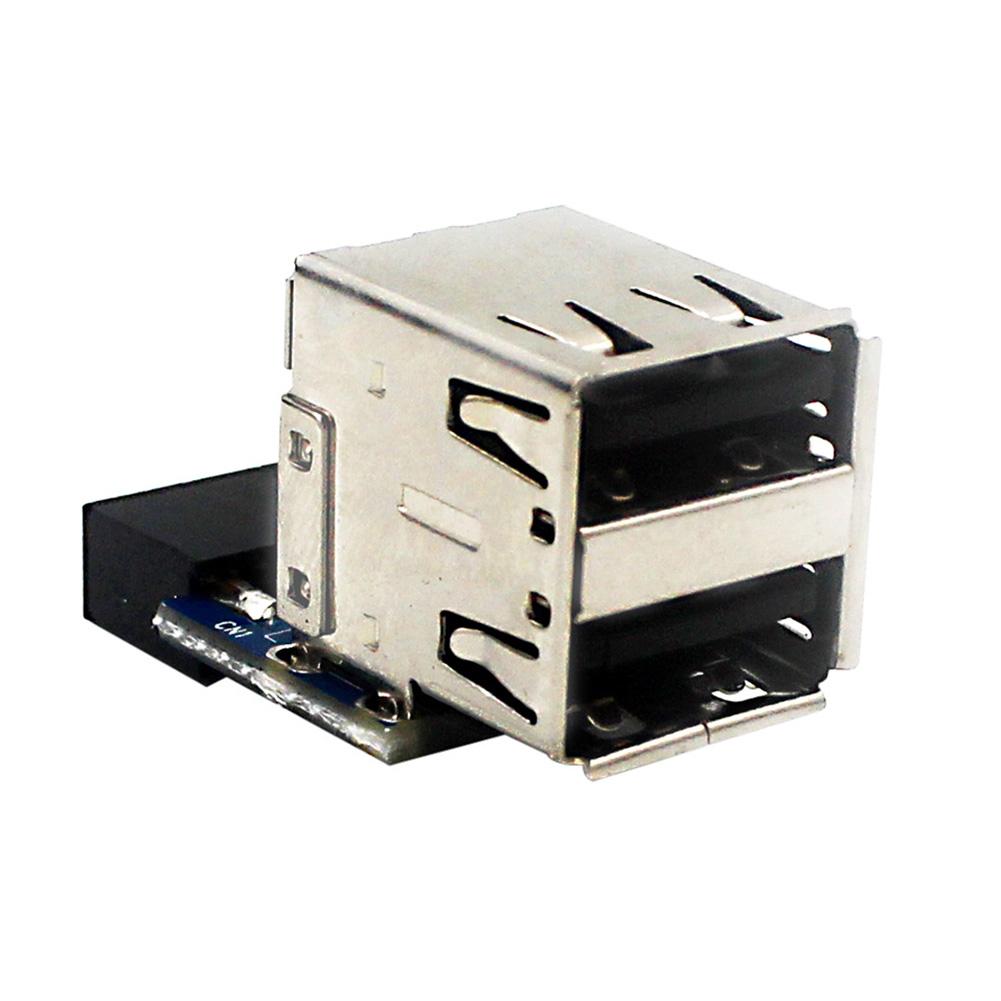 Female Extension Cable USB2.0 9Pin/10P Computer Motherboard Header Adapter Adapter Converter Desktop Motherboard Accessories