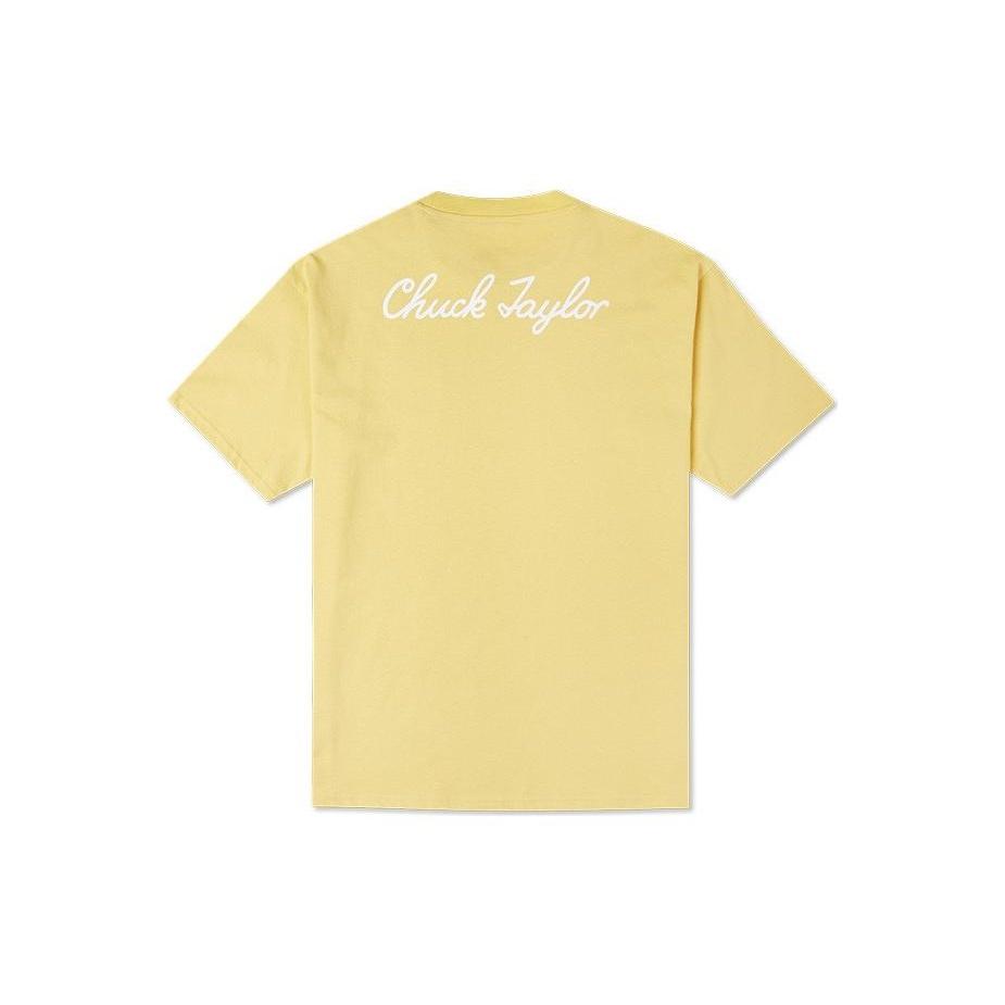 Converse Chuck Taylor Shoe Patch T-Shirt Asia Sizing 'Yellow' Men's 10020931-A15