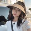 Visor Beach Travel Outdoor Cap Fisherman Bucket Sunscreen Foldable Top Empty Brim Wide Women For Hat Straw Protection Uv Summer Hats