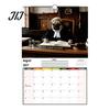 Home Study Room Decoration 2027 Pugs Working Wall Calendar, Funny Dog Hanging Office Organizer 12 Monthly Planner with Unique Illustrations for Decor