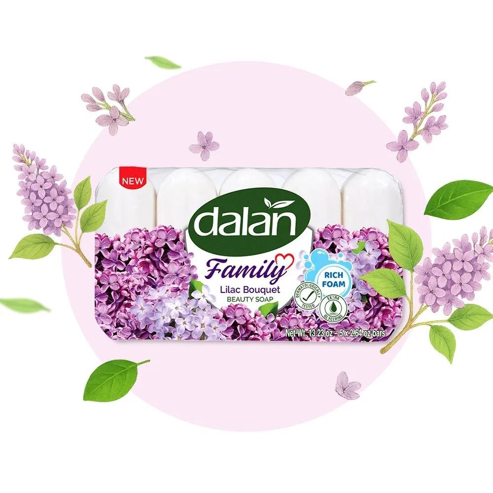 Dalan Family Lilac Bouquet Beauty Soap 75g 5-Pack