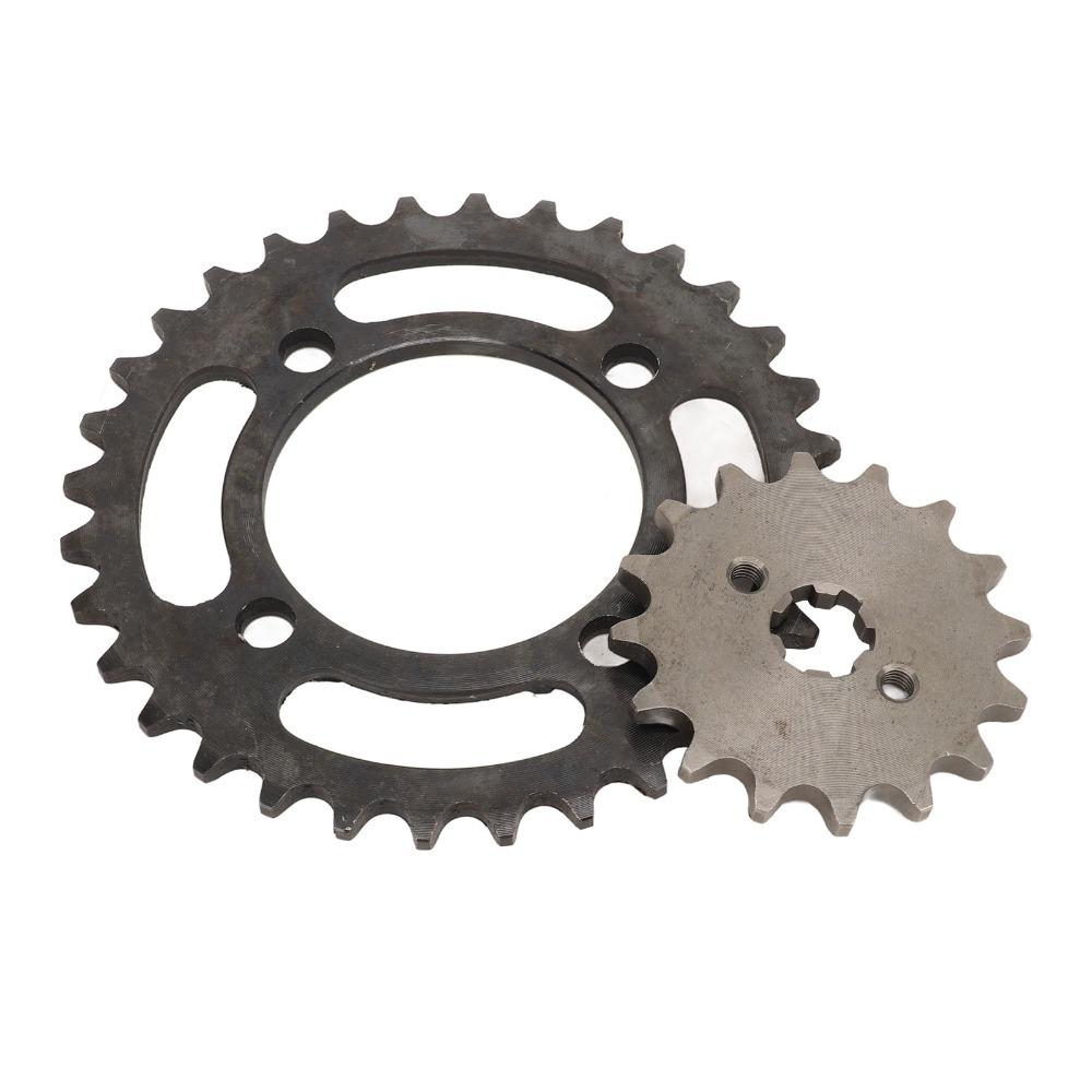 420 Pitch Drive Sprocket Kit Steel Motorcycle Sprocket Set Durable Chain Sprocket Kit  for Bikes