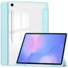Tablet Case For Galaxy Tab S10FE+ 13.1 S10FE Plus X620 Tri-Fold Stackable Acrylic Pen Slot Case