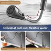 All-copper Kitchen Pull-out Faucet, Sink Sink, Splash-proof Sink, Cold and Hot Water Kitchen Pull-out Faucet