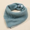 4-Layer Cotton Muslin Drool Bib Babies Toddler Triangle Soft Absorbent Baby Unisex