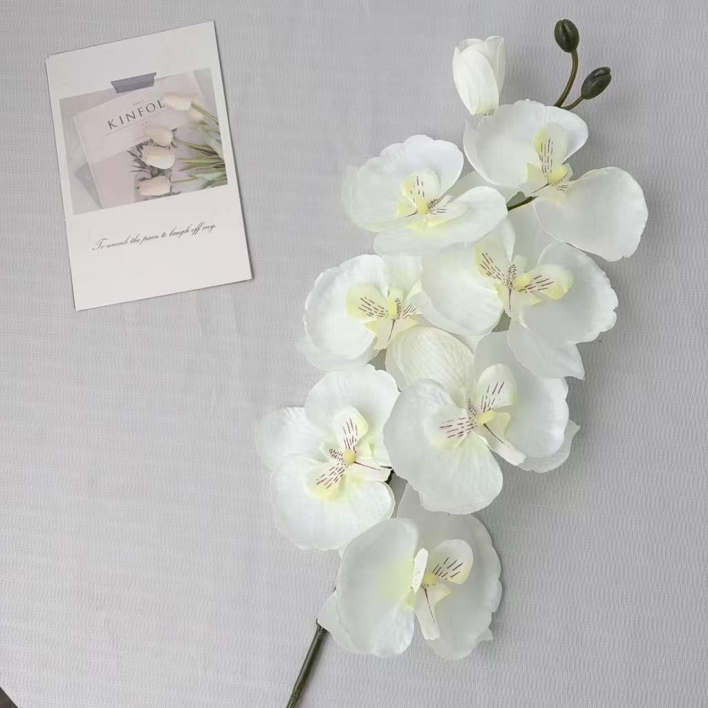 Autumn Phalaenopsis Faux Flowers for Weddings & Home Decor