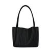 Fashion Tote Bag - Large Capacity Women's Shoulder Bag - Retro Woven Texture Tote Bag