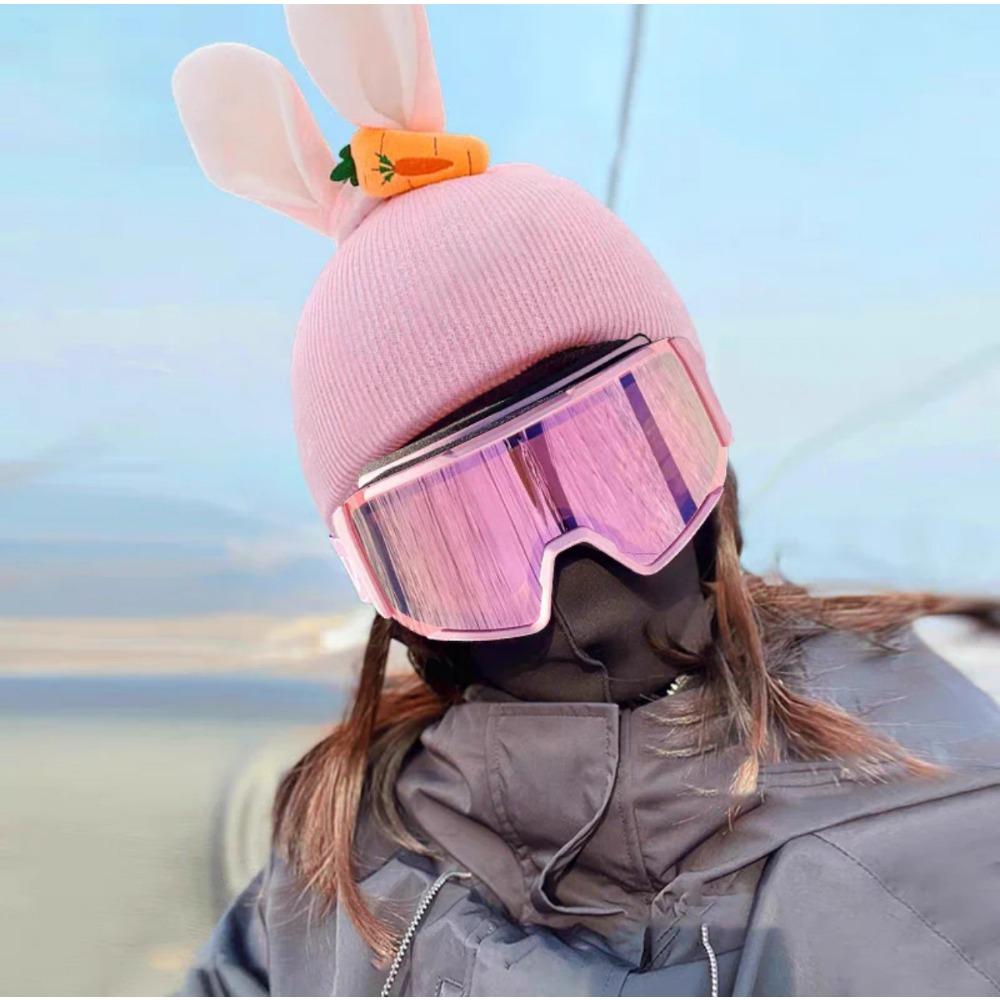 Pokrowiec na kask narciarski Czapka Urocze Kreskówkowe Uszy Kota Dziecko Ten Sam Pojedyncza i Podwójna Deska Pokrowiec na Kask Bateryjny Unisex