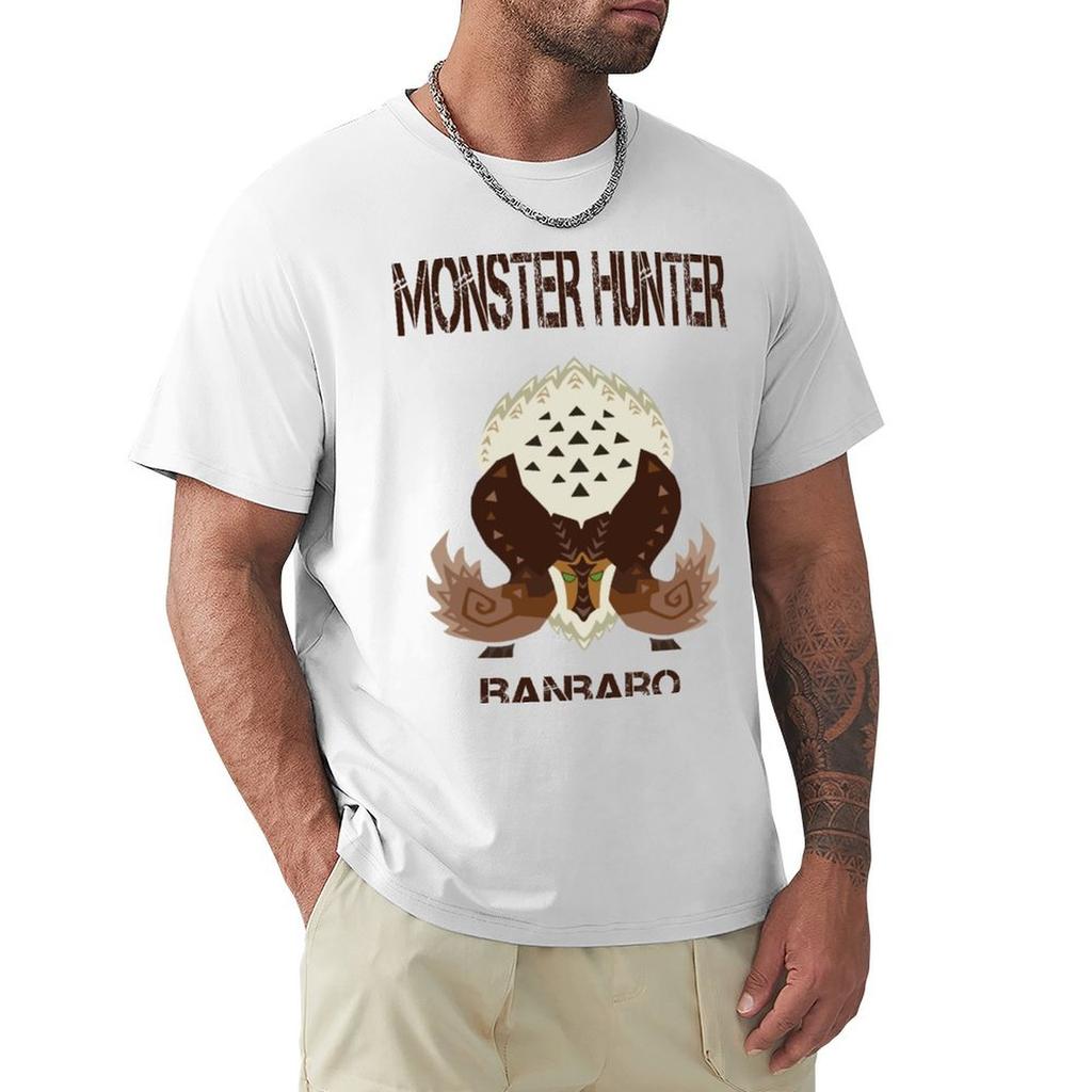 Monster Hunter Banbaro TShirt Casual Graphic Print Tee