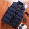 Plus-size Winter Men's Casual Waistcoat Thermal Cotton Vest Jacket