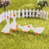 18/12/6/1PCS leuchtende Gans-Figur, Miniaturen, Heimdekoration, leuchtet im Dunkeln, Tierfigur, DIY Fariy, Gartenzubehör, Garten-Schreibtisch-Dekoration