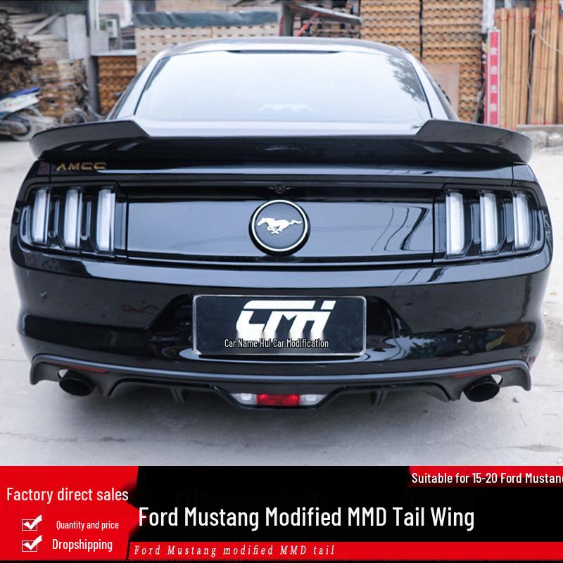15-23 Ford Mustang Carbon Fiber Rear Wing Trunk Spoiler