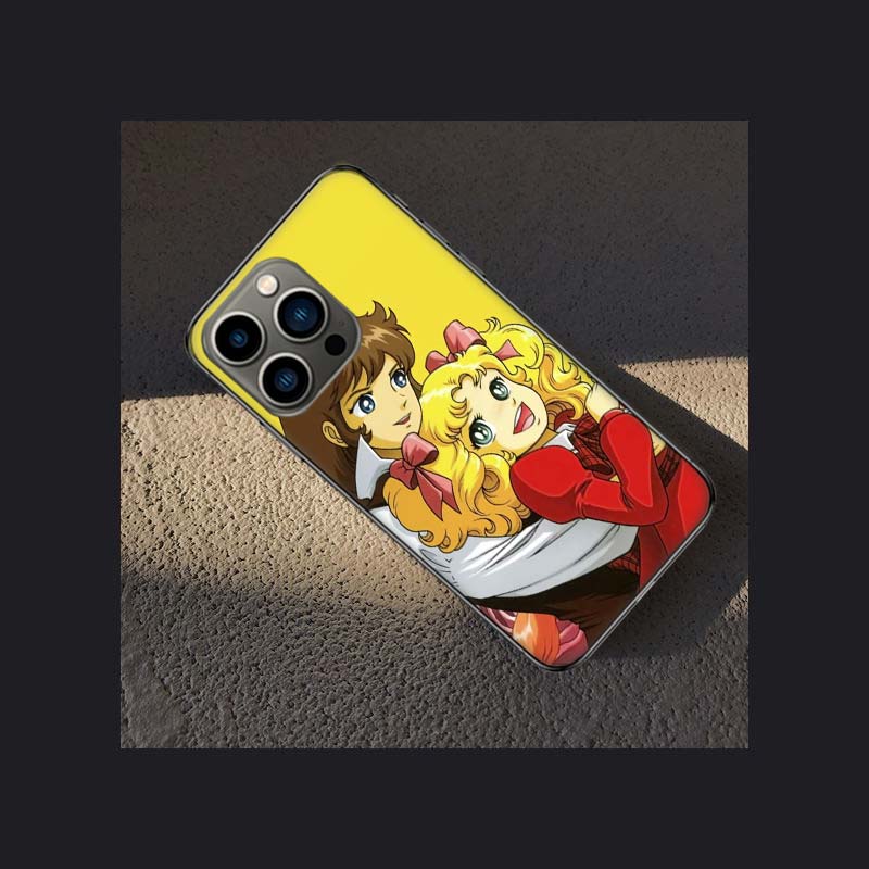 Anime Candy Candy Phone Case For Apple Iphone 16E 16 Pro Max 15 Plus Soft 13 12 Mini Cover 11 14 Pro Max Capa 8 7 SE Shell Coque