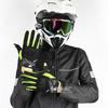 Guantes de motocicleta para hombre y mujer equipo de piloto para montar anticaída antideslizantes pantalla táctil locomotora carreras guantes de dedo completo cuatro estaciones