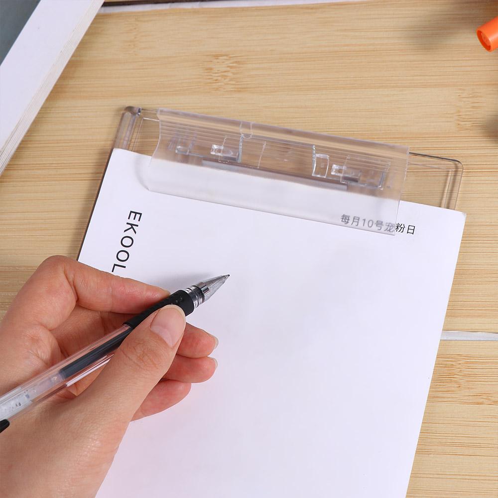 Durable Memo Clipboard Transparent Paper Organizer INS File Folder  Stationary